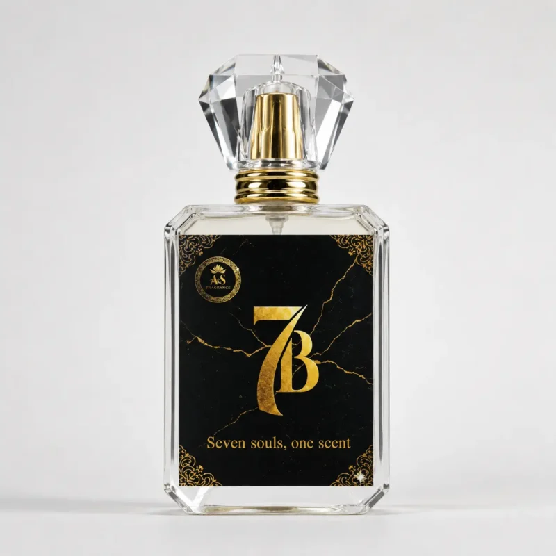 7B by A and S Fragrance men's perfume bottle inspired by 1 Million Elixir woody aromatic design